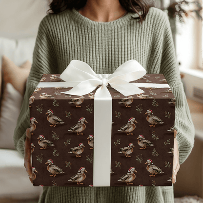 Santa’s Flock - Wrapping Paper - Aspen & Arlo