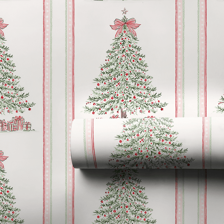 Ribbon Top Tree - Wrapping Paper - Aspen & Arlo