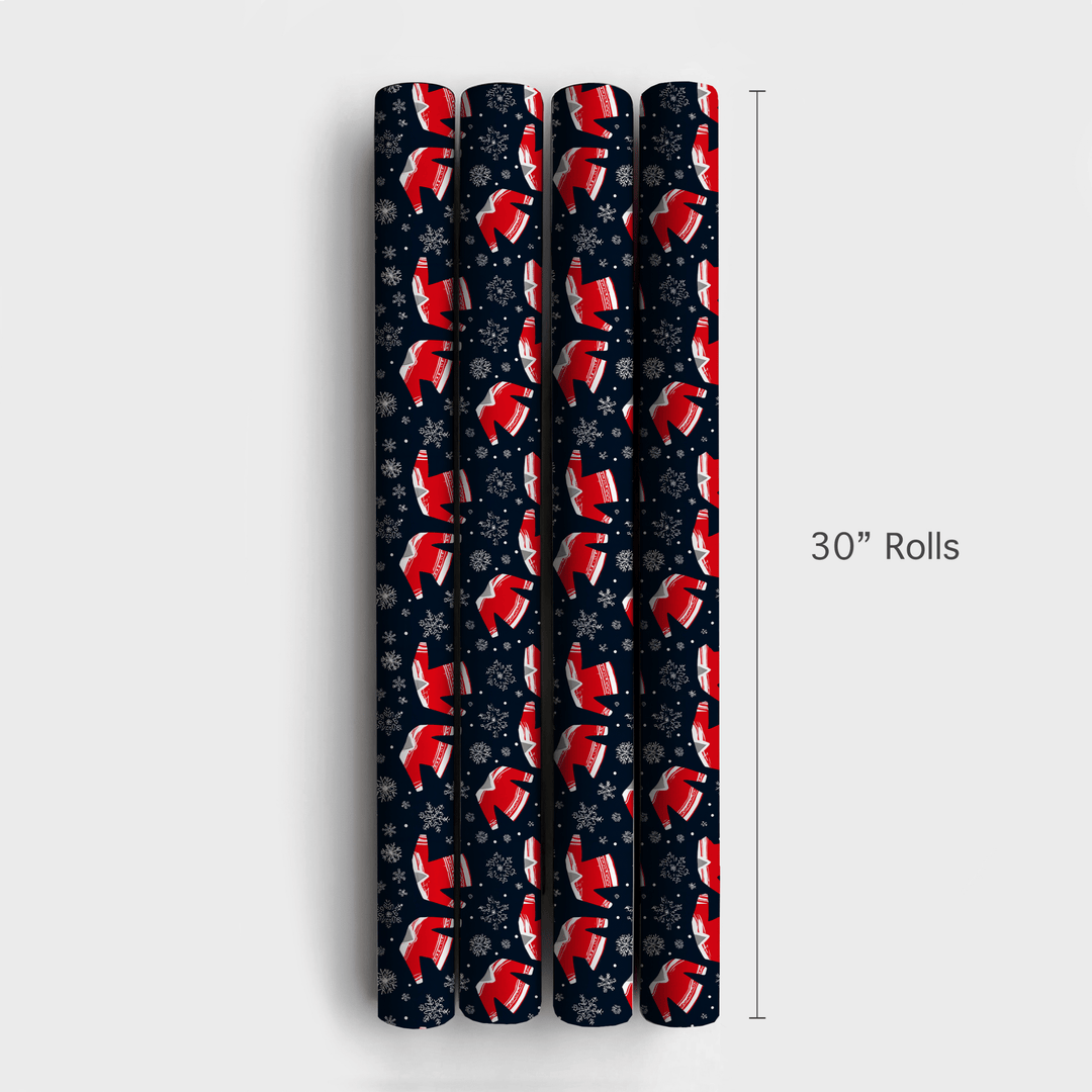 Winter League Jerseys - Wrapping Paper - Aspen & Arlo