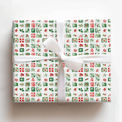 Holiday Tile - Wrapping Paper - Aspen & Arlo