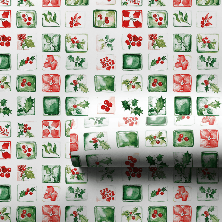 Holiday Tile - Wrapping Paper - Aspen & Arlo
