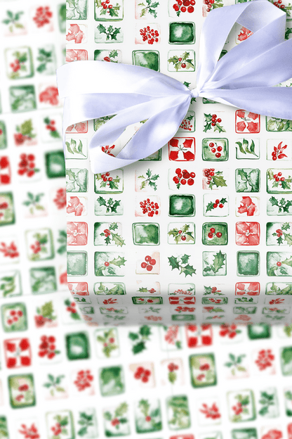 Holiday Tile - Wrapping Paper - Aspen & Arlo