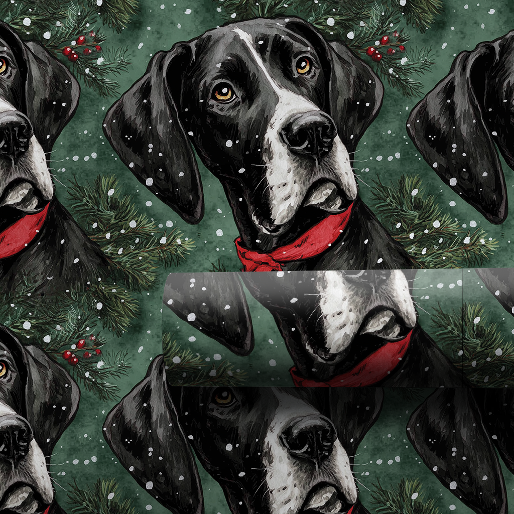 Great Dane in Green