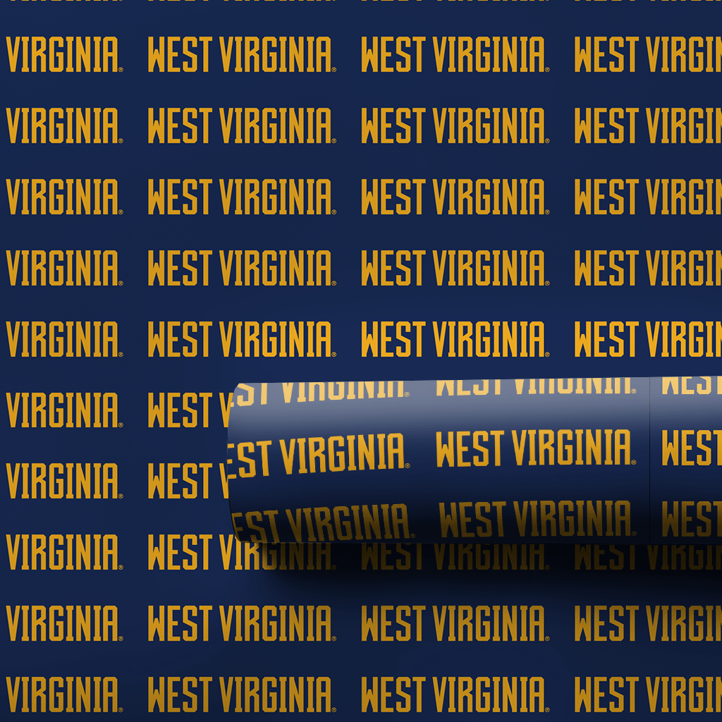 Gold & Blue Strong - Wrapping Paper - Aspen & Arlo