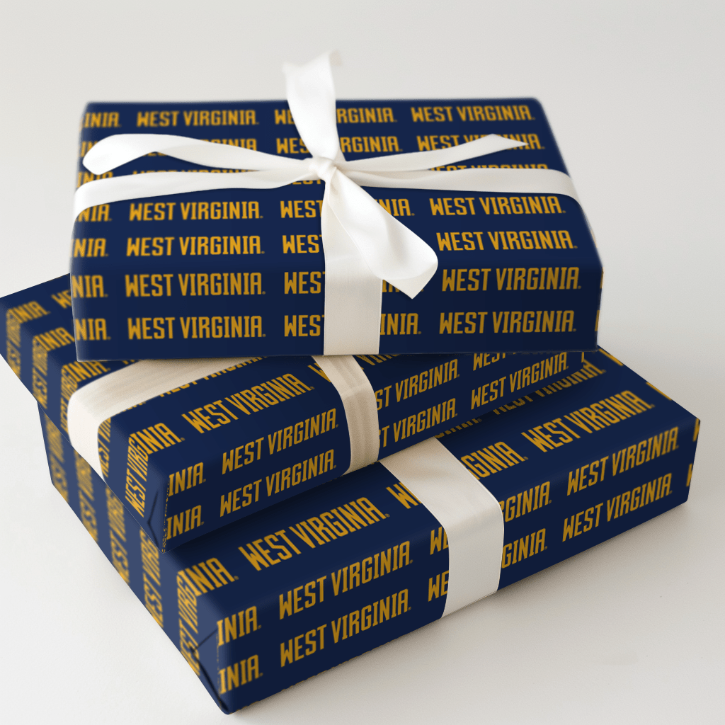 Gold & Blue Strong - Wrapping Paper - Aspen & Arlo