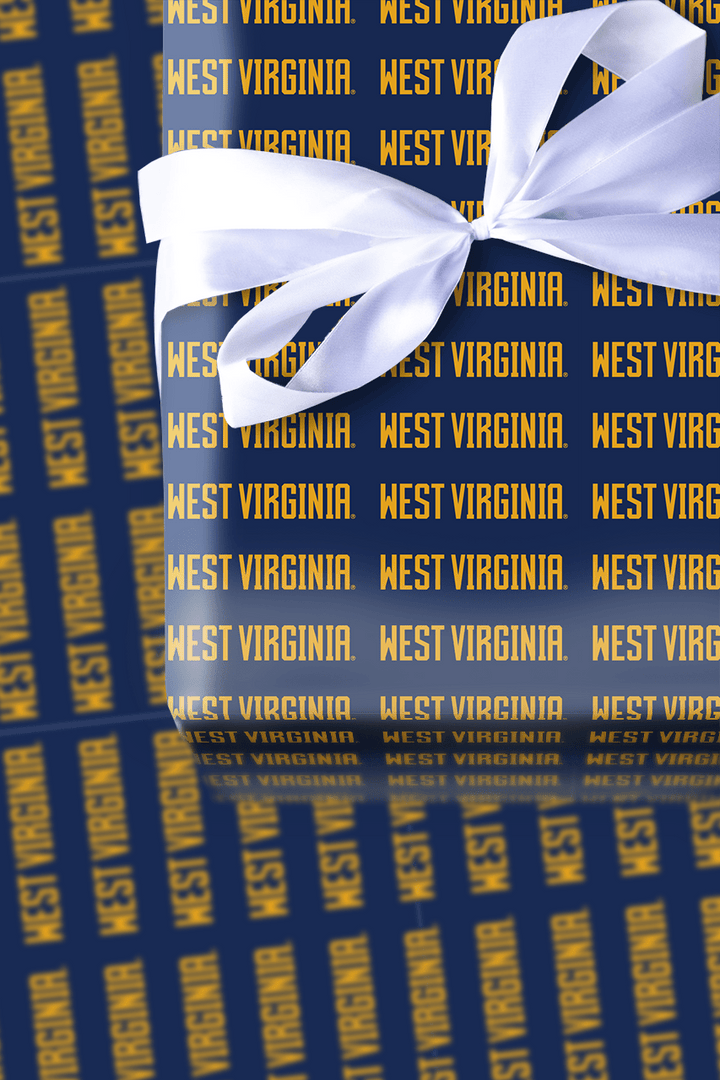 Gold & Blue Strong - Wrapping Paper - Aspen & Arlo