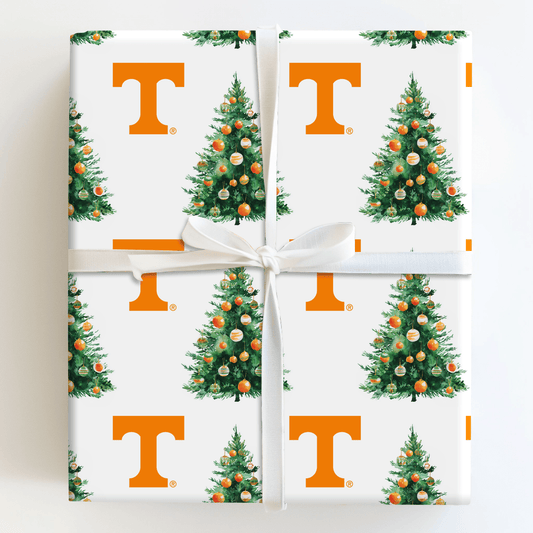 Smokey’s Snowy Spruce - Wrapping Paper - Aspen & Arlo