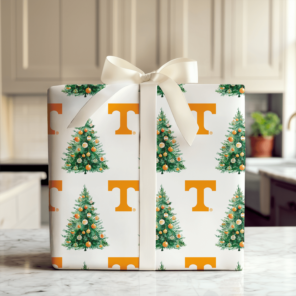 Smokey’s Snowy Spruce - Wrapping Paper - Aspen & Arlo