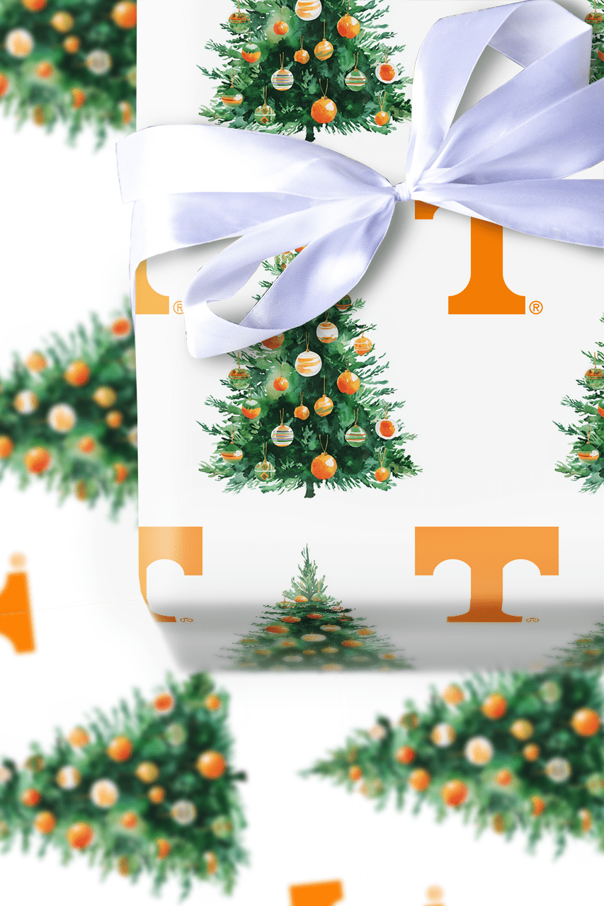 Smokey’s Snowy Spruce - Wrapping Paper - Aspen & Arlo