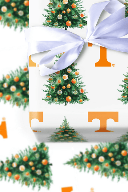 Smokey’s Snowy Spruce - Wrapping Paper - Aspen & Arlo