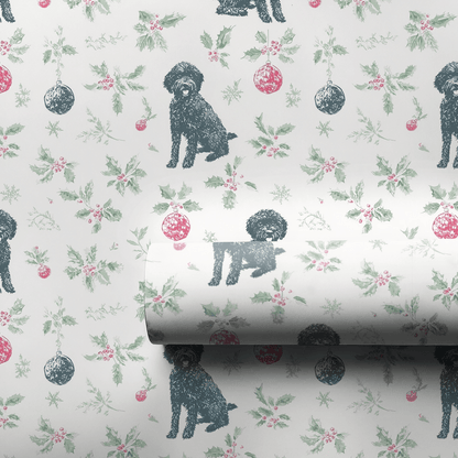 Merry Labradoodle - Wrapping Paper - Aspen & Arlo