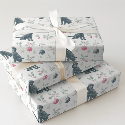 Merry Labradoodle - Wrapping Paper - Aspen & Arlo