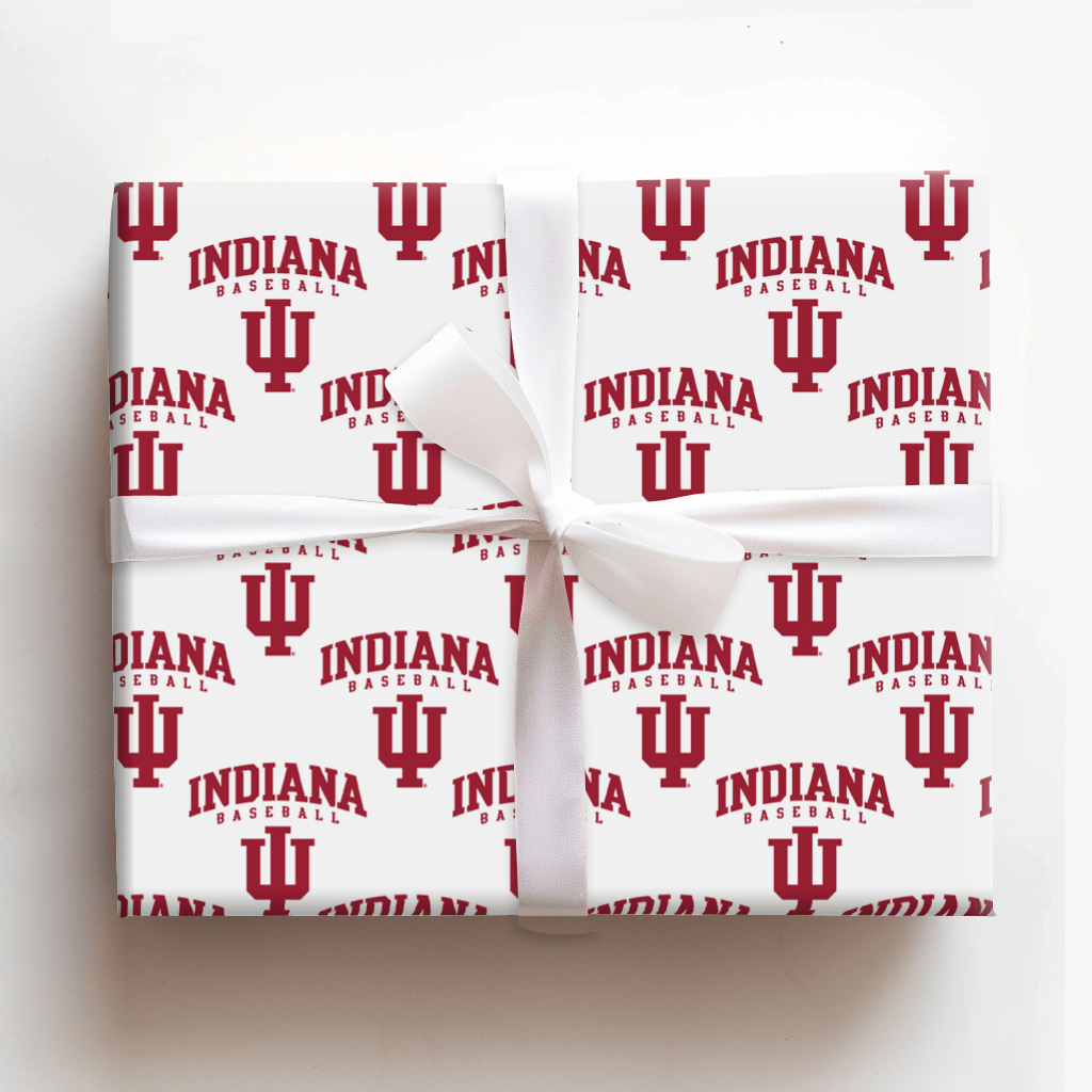 Indiana Baseball - Wrapping Paper - Aspen & Arlo