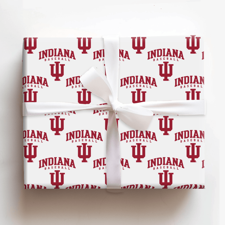 Indiana Baseball - Wrapping Paper - Aspen & Arlo