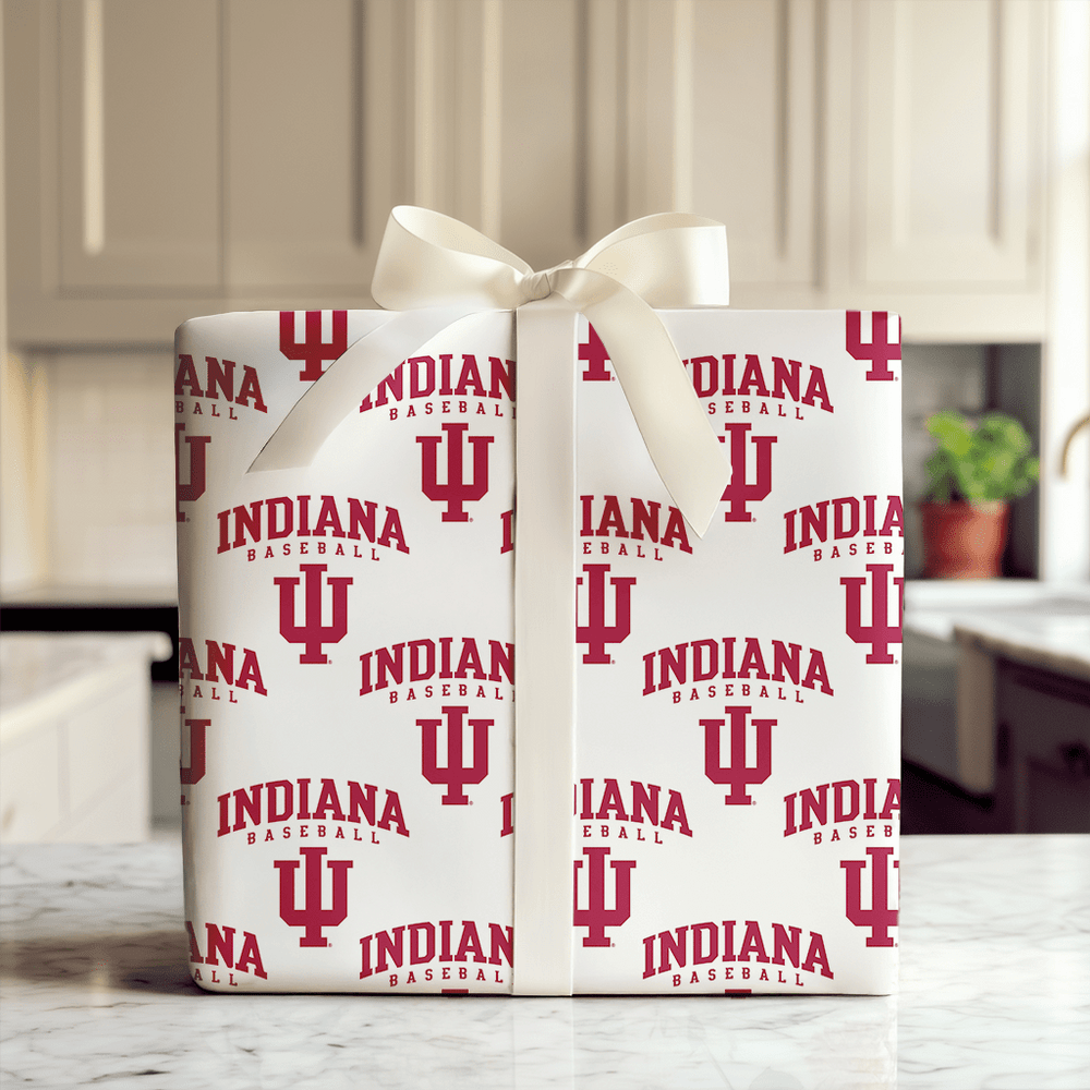 Indiana Baseball - Wrapping Paper - Aspen & Arlo