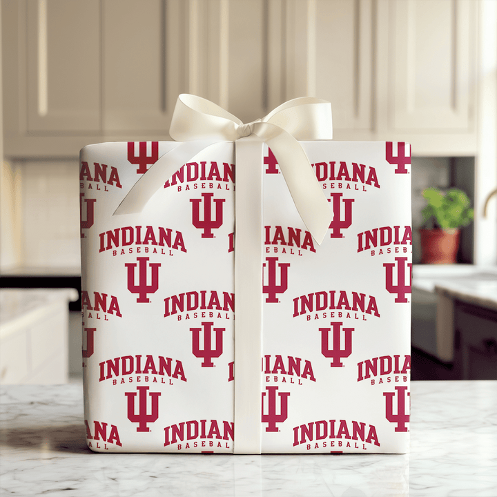 Indiana Baseball - Wrapping Paper - Aspen & Arlo