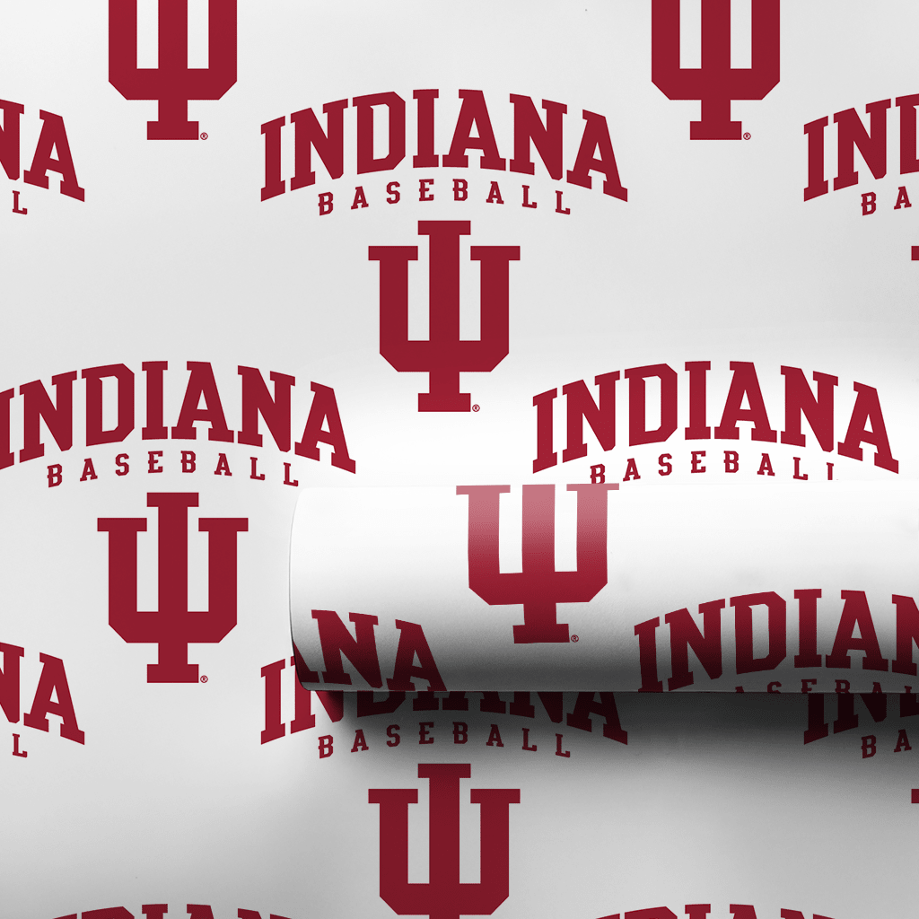 Indiana Baseball - Wrapping Paper - Aspen & Arlo