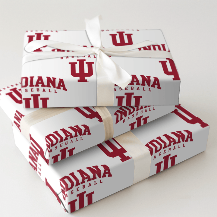 Indiana Baseball - Wrapping Paper - Aspen & Arlo