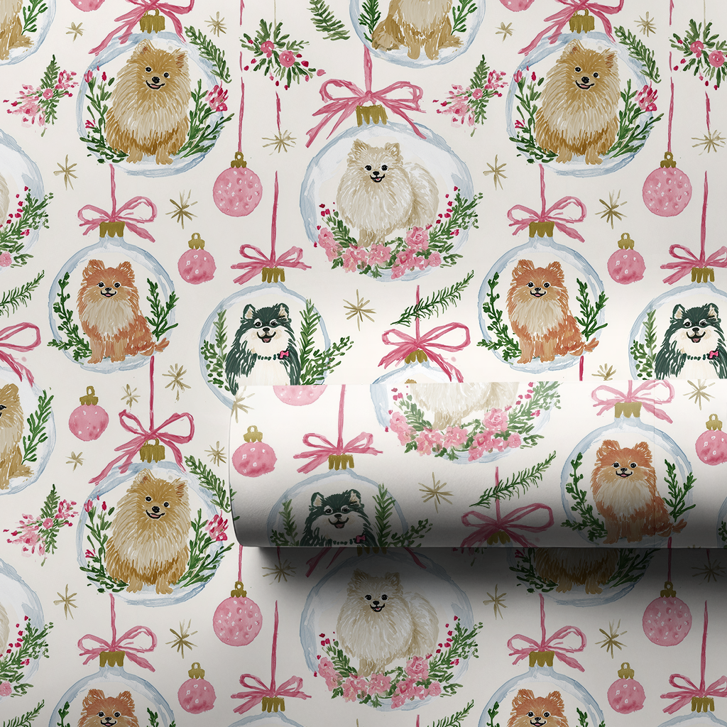 Pomeranian Snow Globes