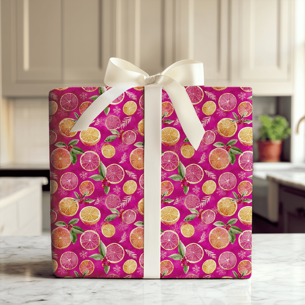 Grapefruit Sangria - Wrapping Paper - Aspen & Arlo