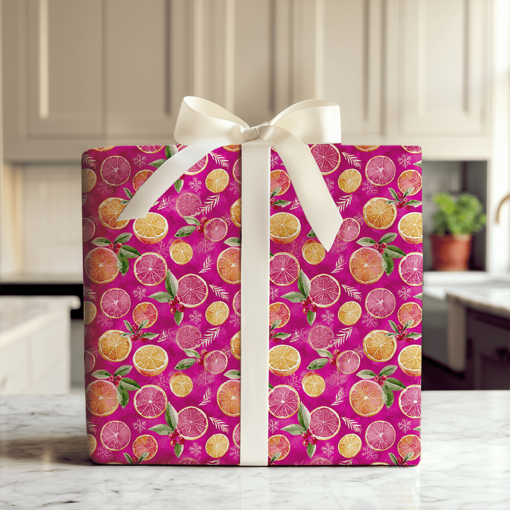 Grapefruit Sangria - Wrapping Paper - Aspen & Arlo