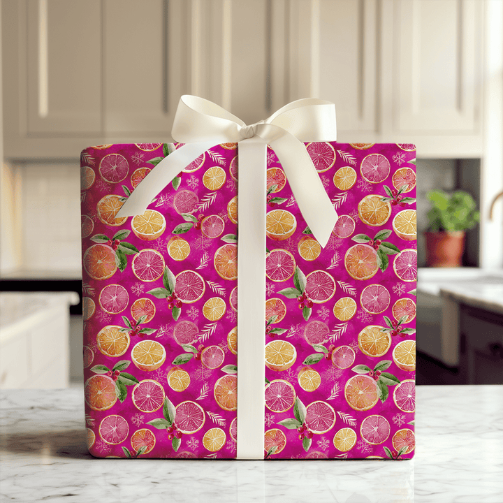 Grapefruit Sangria - Wrapping Paper - Aspen & Arlo