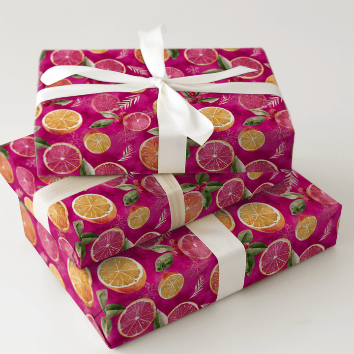 Grapefruit Sangria - Wrapping Paper - Aspen & Arlo