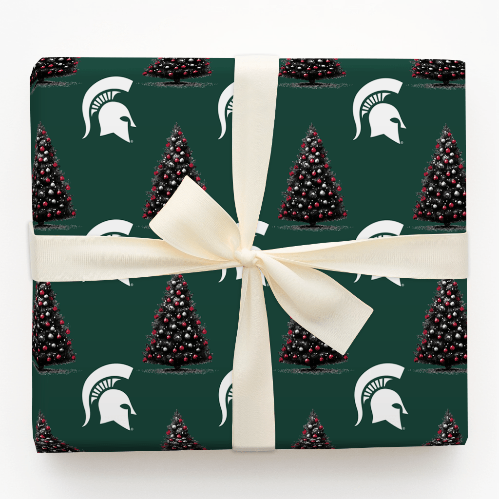 Spartan Festive Tree - Wrapping Paper - Aspen & Arlo