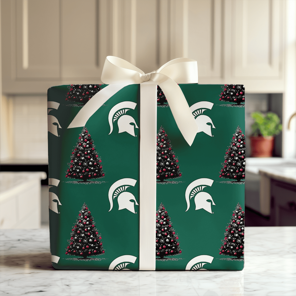 Spartan Festive Tree - Wrapping Paper - Aspen & Arlo
