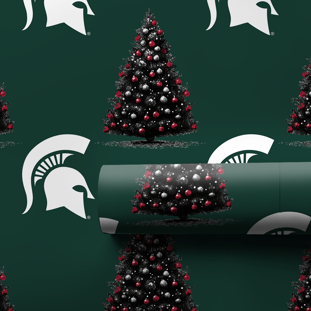 Spartan Festive Tree - Wrapping Paper - Aspen & Arlo