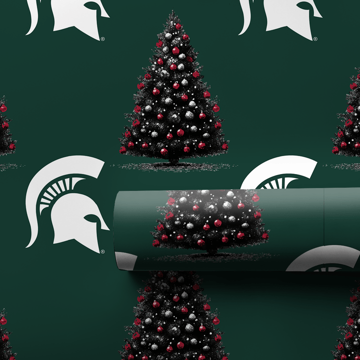 Spartan Festive Tree - Wrapping Paper - Aspen & Arlo