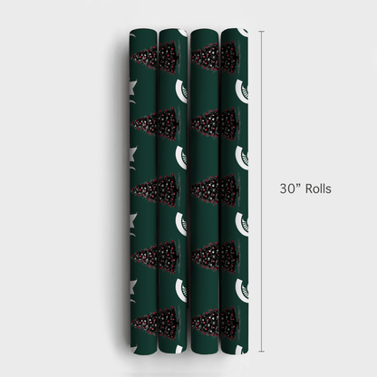 Spartan Festive Tree - Wrapping Paper - Aspen & Arlo