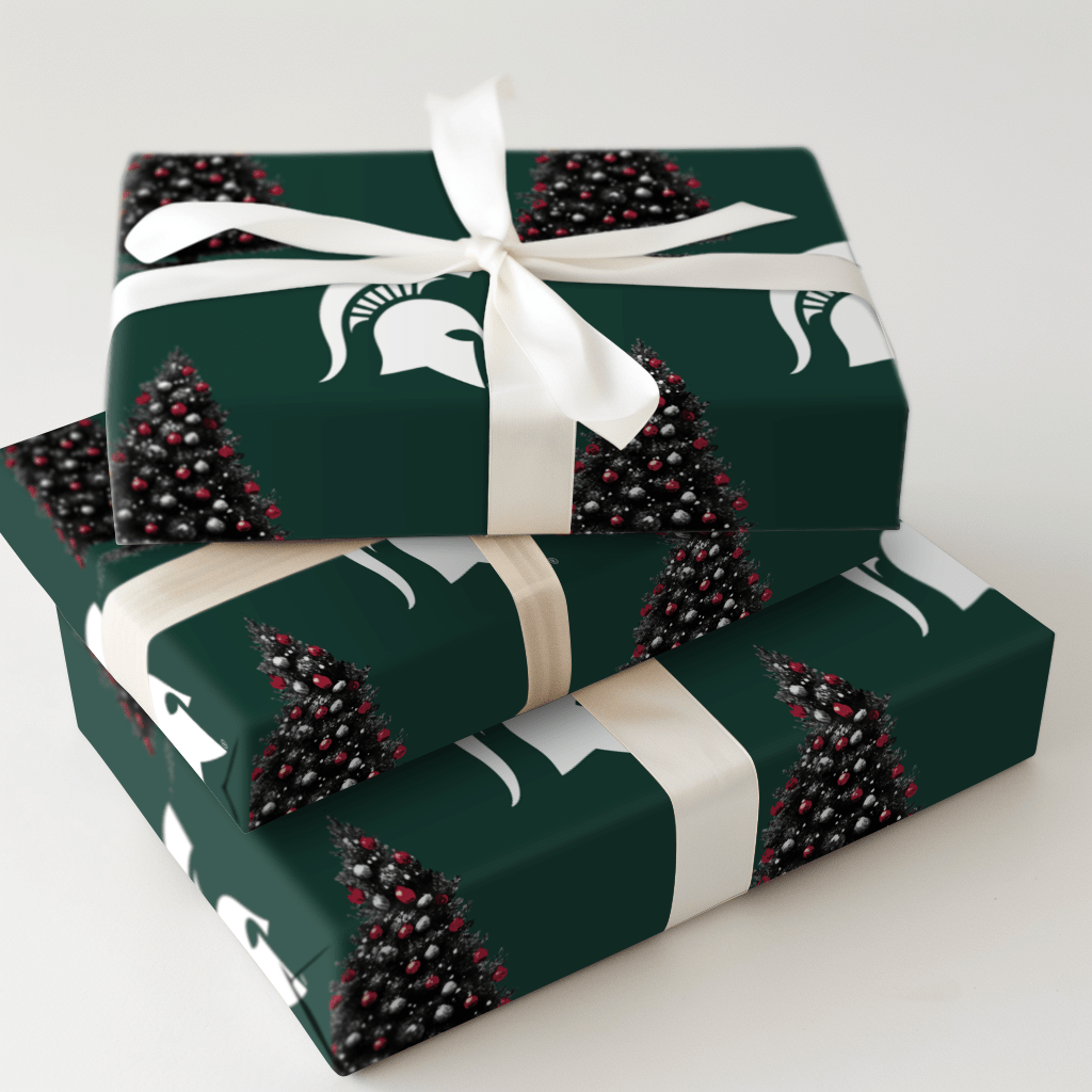 Spartan Festive Tree - Wrapping Paper - Aspen & Arlo