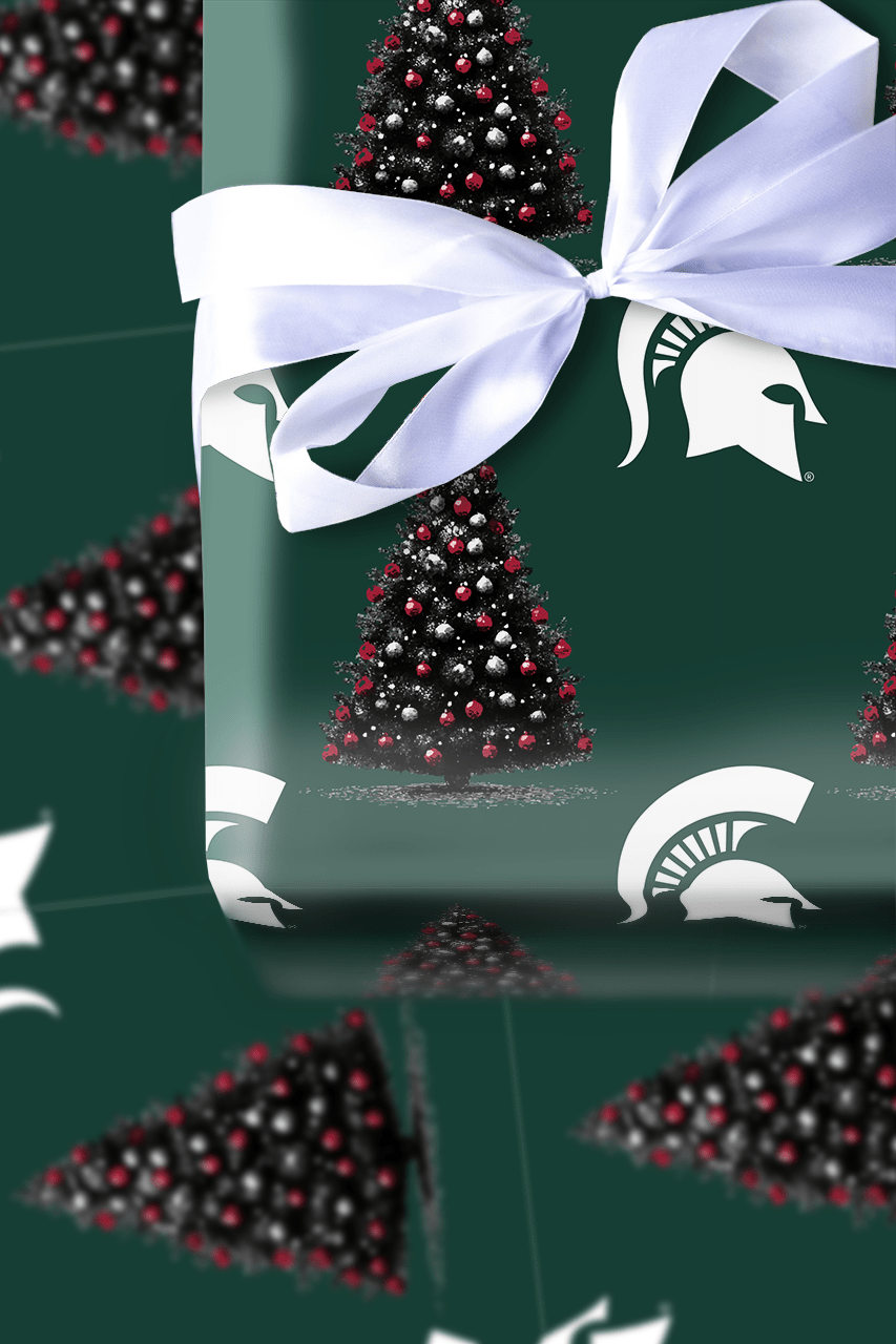 Spartan Festive Tree - Wrapping Paper - Aspen & Arlo