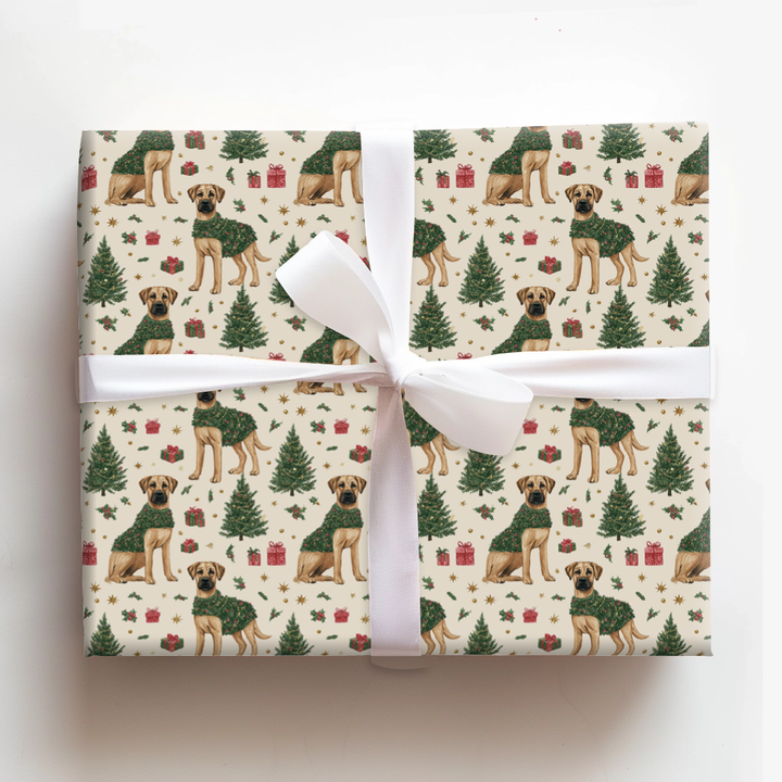 Cur Around the Christmas Tree