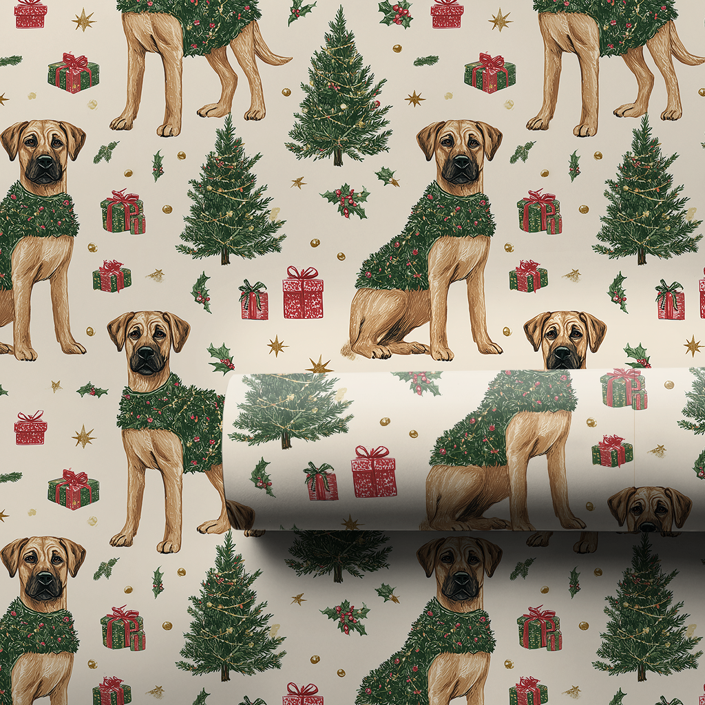 Cur Around the Christmas Tree