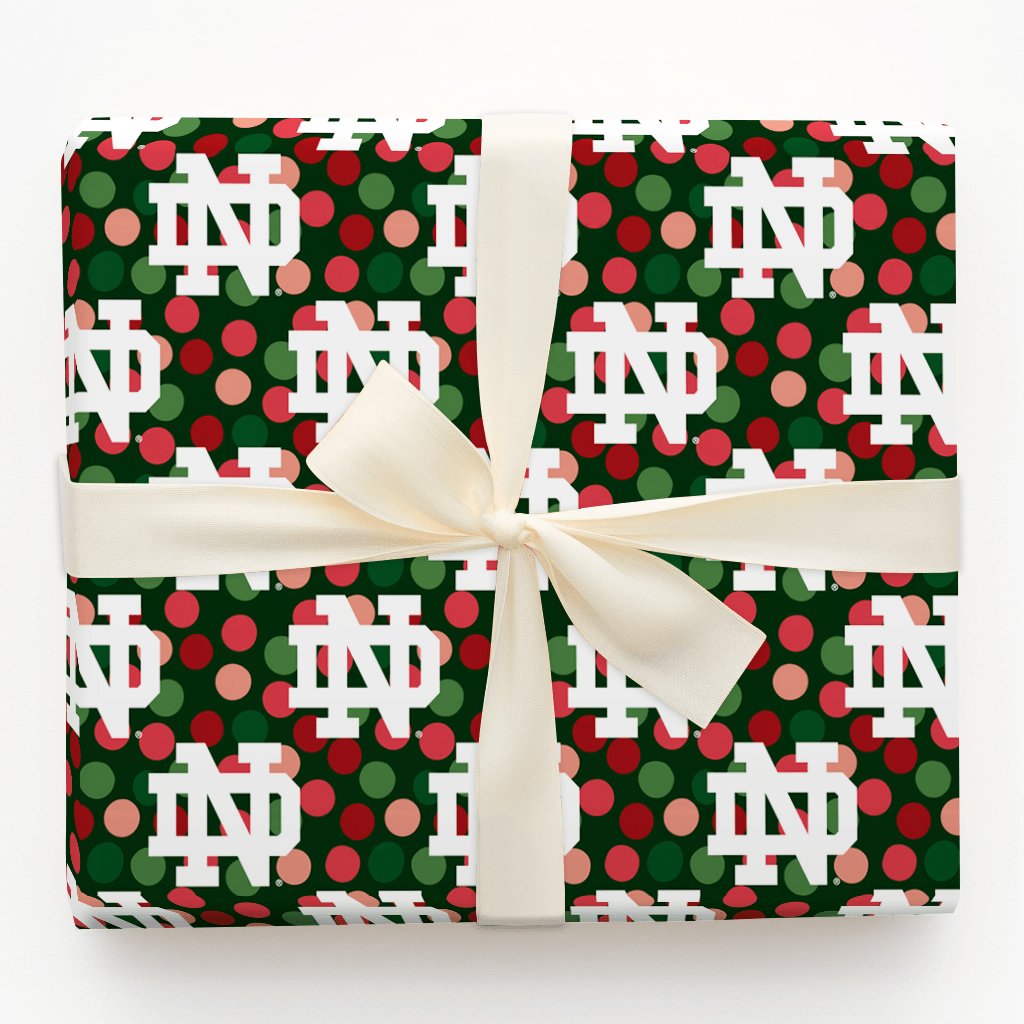 Irish Christmas Dots - Wrapping Paper - Aspen & Arlo