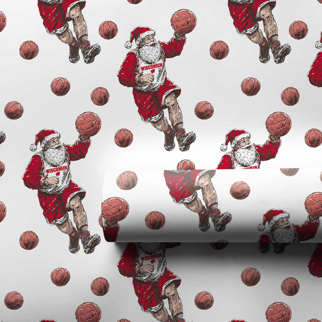 Deck the Court – Wisconsin Style - Wrapping Paper - Aspen & Arlo