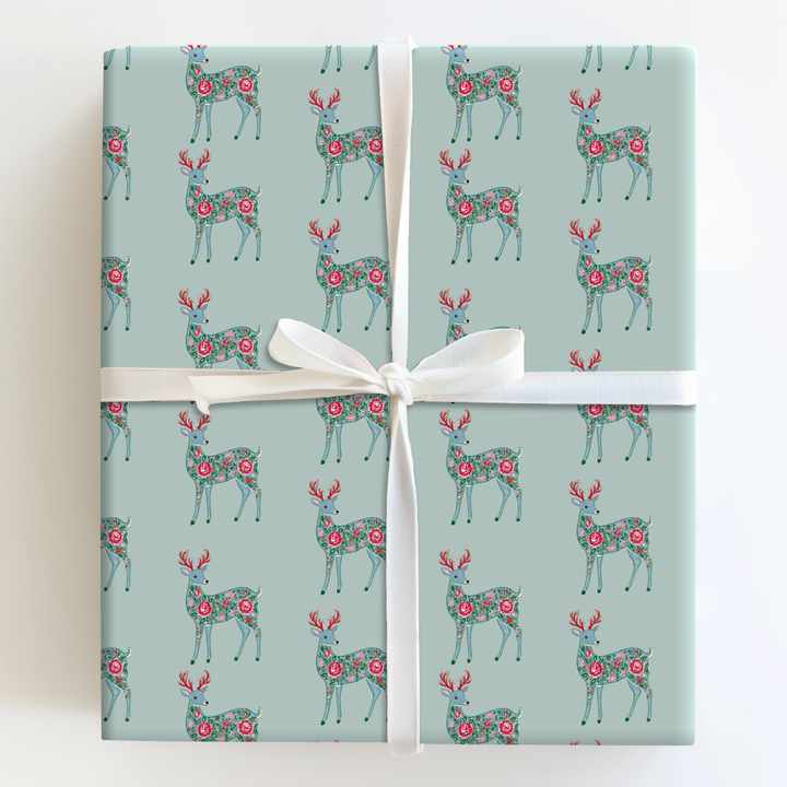 Blue Willow Reindeer