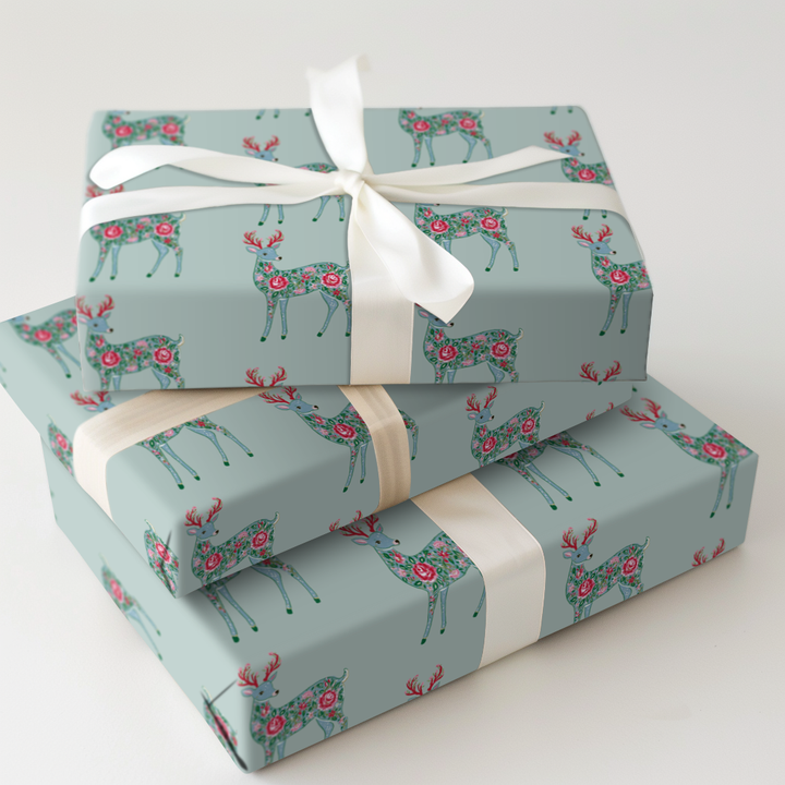 Blue Willow Reindeer