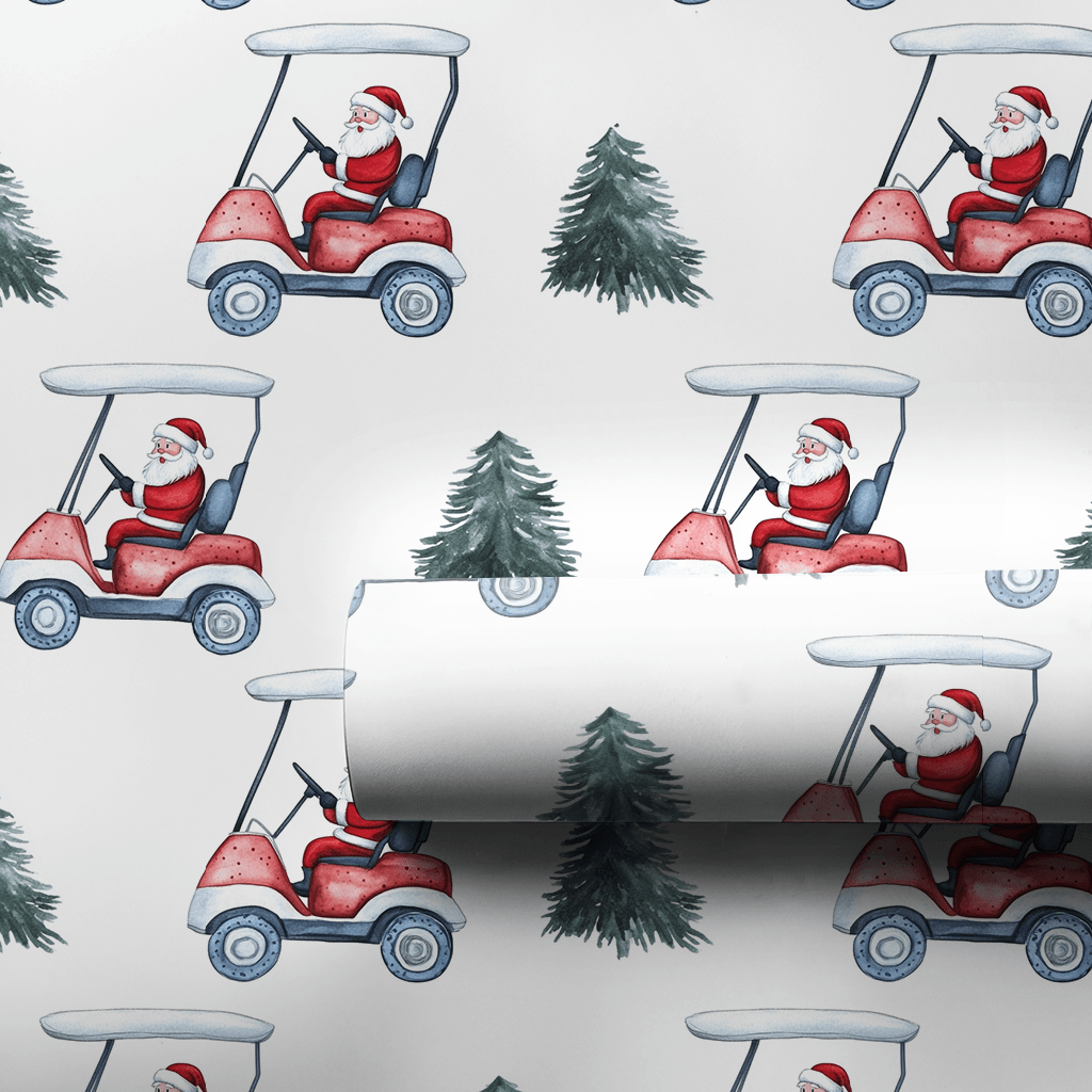Deck the Fairways - Wrapping Paper - Aspen & Arlo