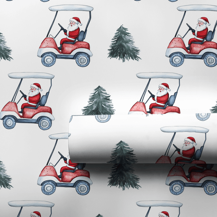 Deck the Fairways - Wrapping Paper - Aspen & Arlo