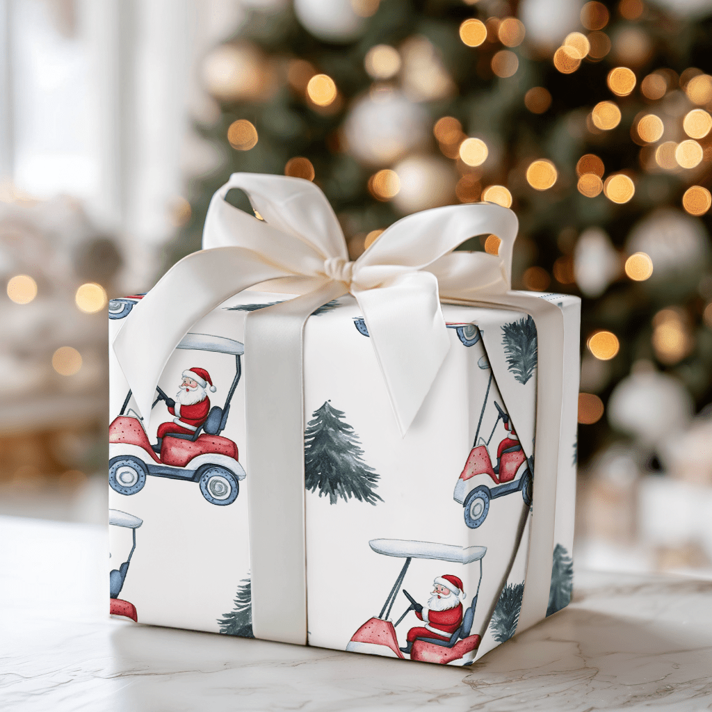 Deck the Fairways - Wrapping Paper - Aspen & Arlo