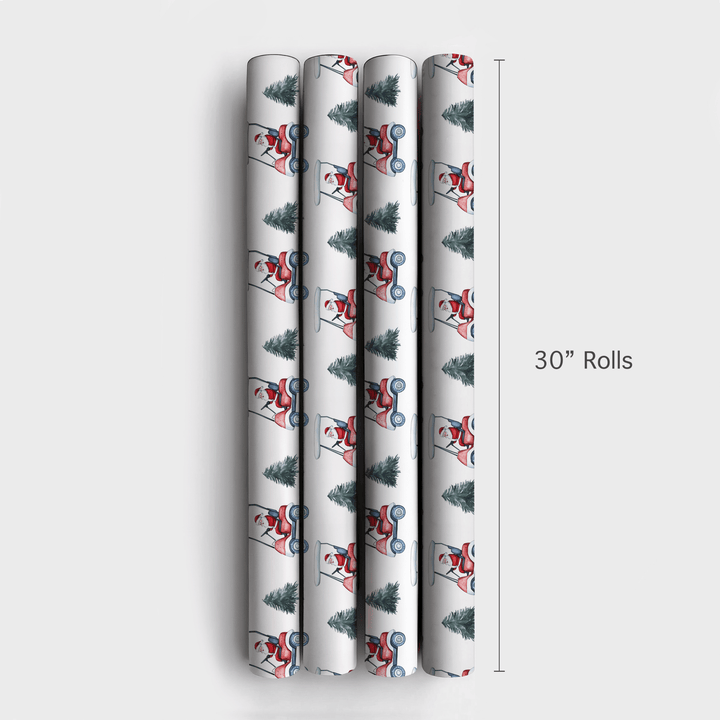 Deck the Fairways - Wrapping Paper - Aspen & Arlo