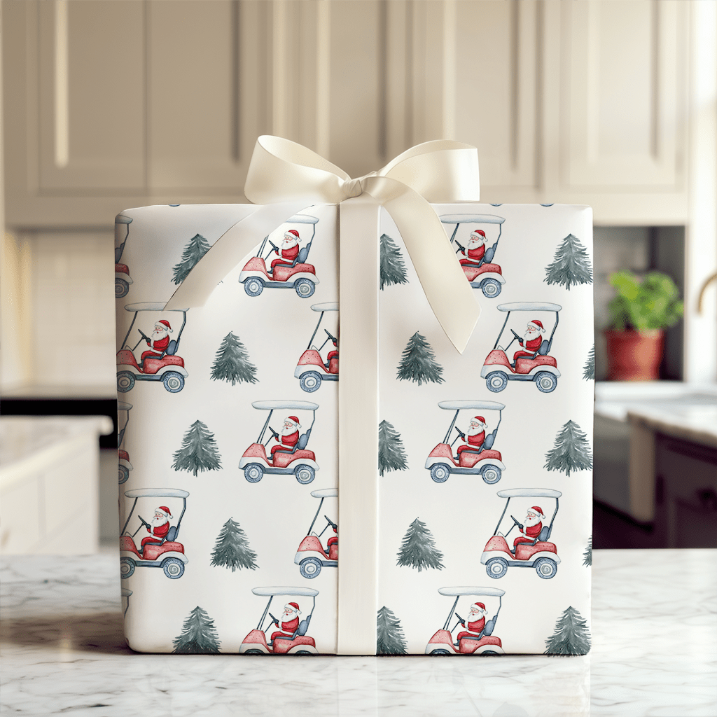 Deck the Fairways - Wrapping Paper - Aspen & Arlo