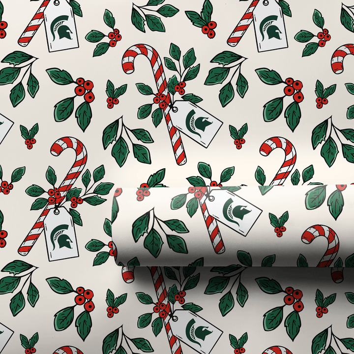 Peppermint Spartan - Wrapping Paper - Aspen & Arlo