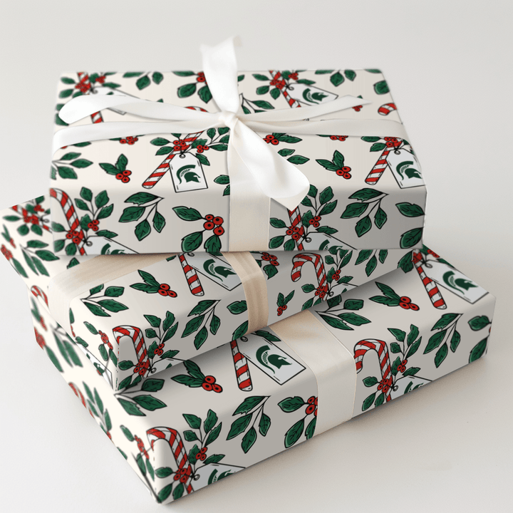 Peppermint Spartan - Wrapping Paper - Aspen & Arlo