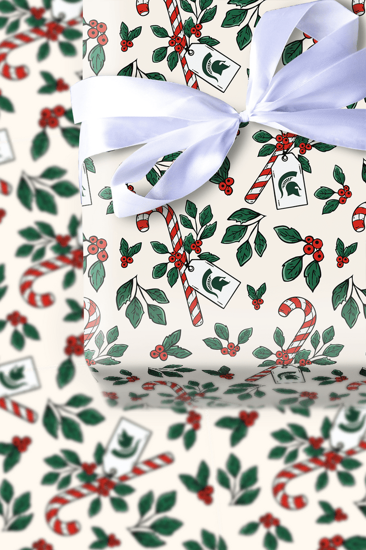 Peppermint Spartan - Wrapping Paper - Aspen & Arlo