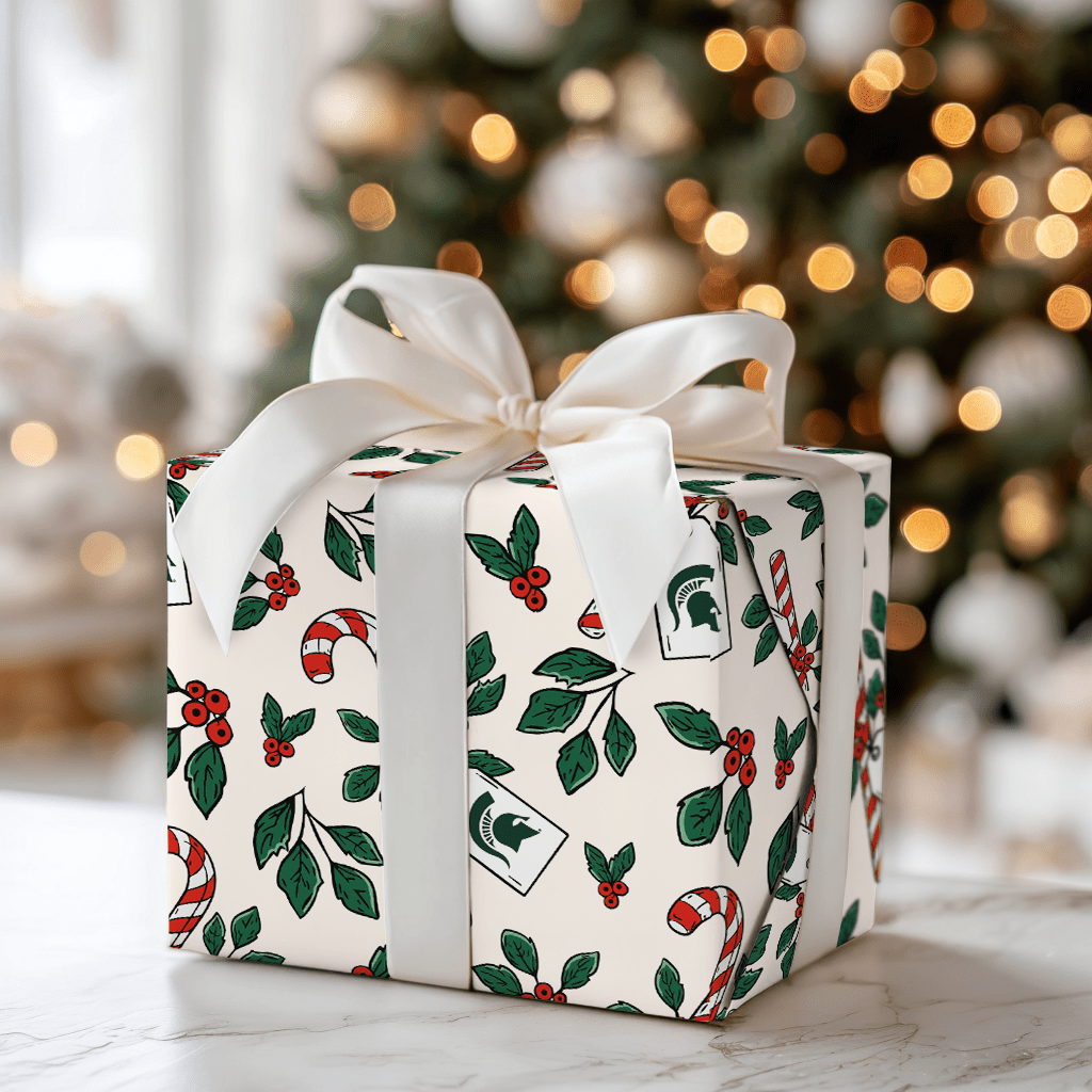 Peppermint Spartan - Wrapping Paper - Aspen & Arlo