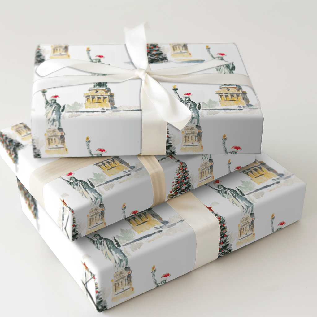 Liberty Lights - Wrapping Paper - Aspen & Arlo